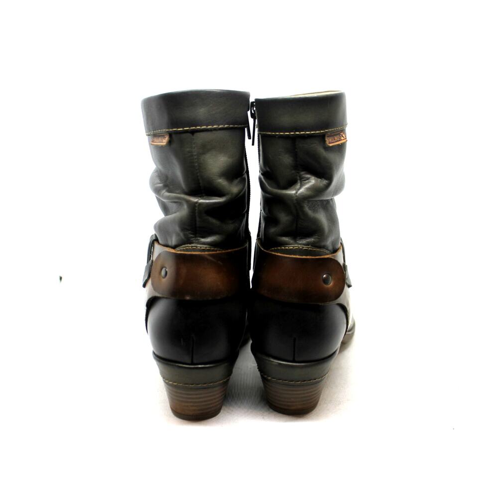 Pikolinos Womens Rotterdam Gray Leather Boots sz 39 EU / 8.5 US - Picture 4 of 5
